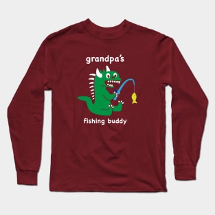 Lil Hodag - Grandpa’s Fishing Buddy Children’s Character Long Sleeve T-Shirt